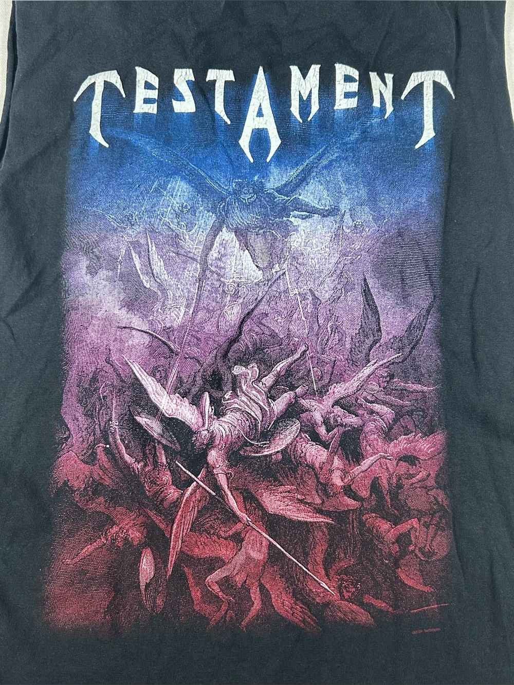 Testament Vintage 2006 Tour Shirt Mens L Cutoff Band Tee Disciples Of The Watch